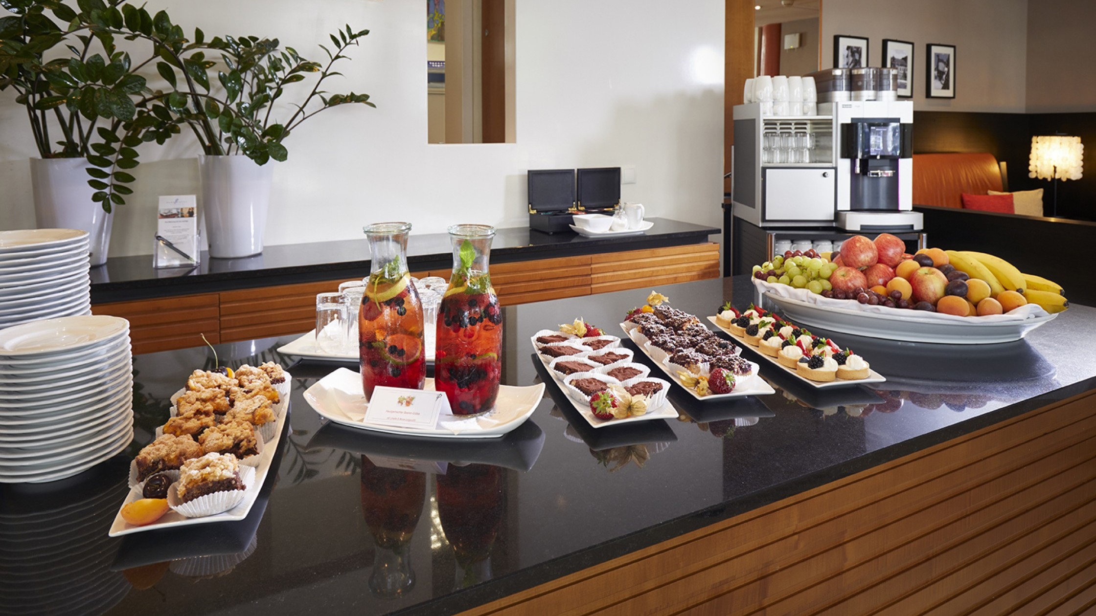 Kaffeepause im Flügel Gebäude