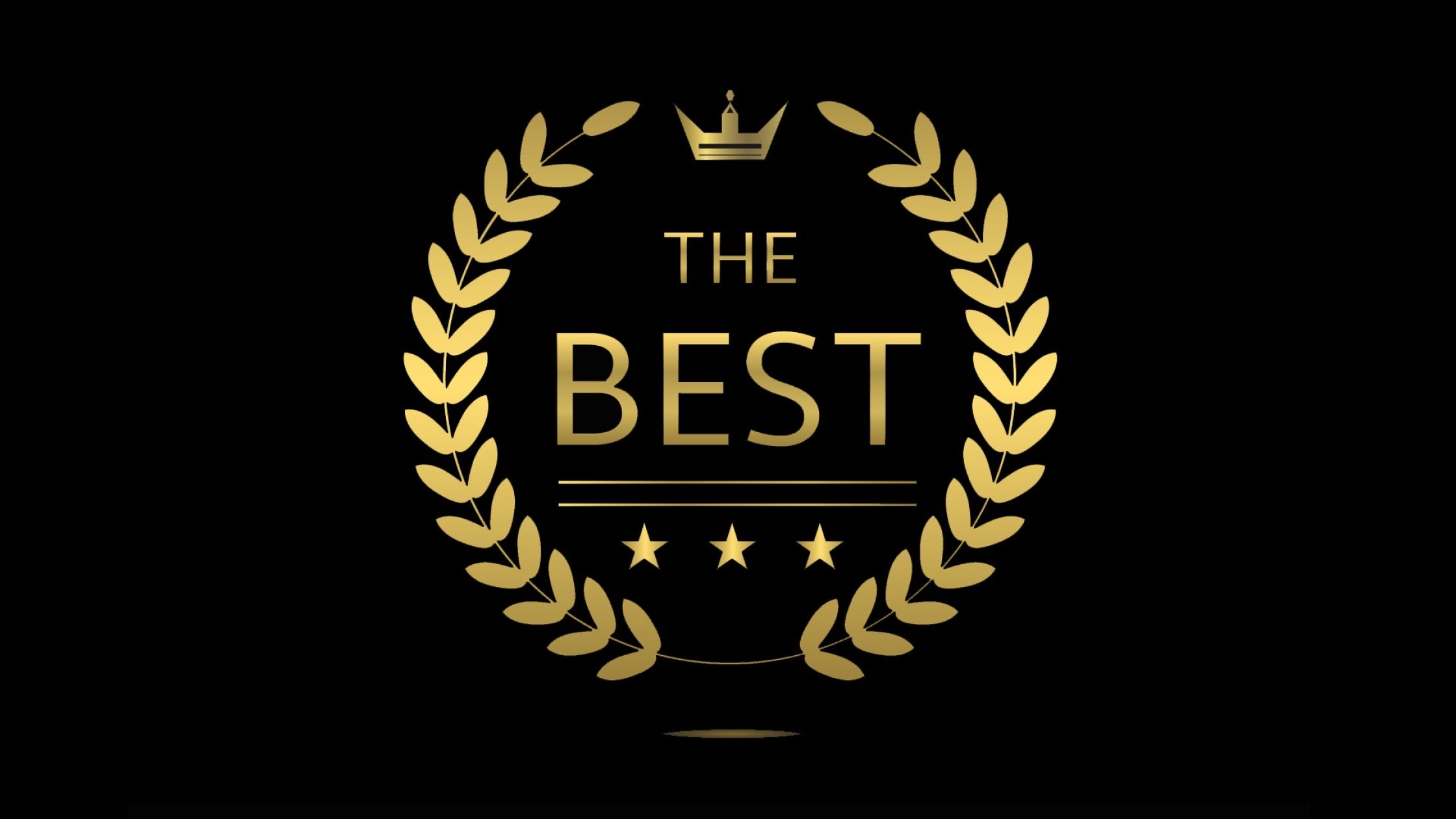 Eine Auszeichnung mit der Aufschrift the best