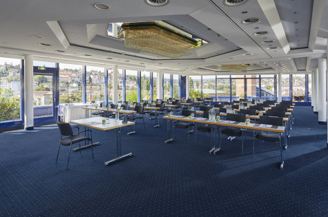 Dachgarten als Tagungsraum gestellt