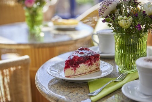Leckerer Kuchen im Wintergarten Cafe